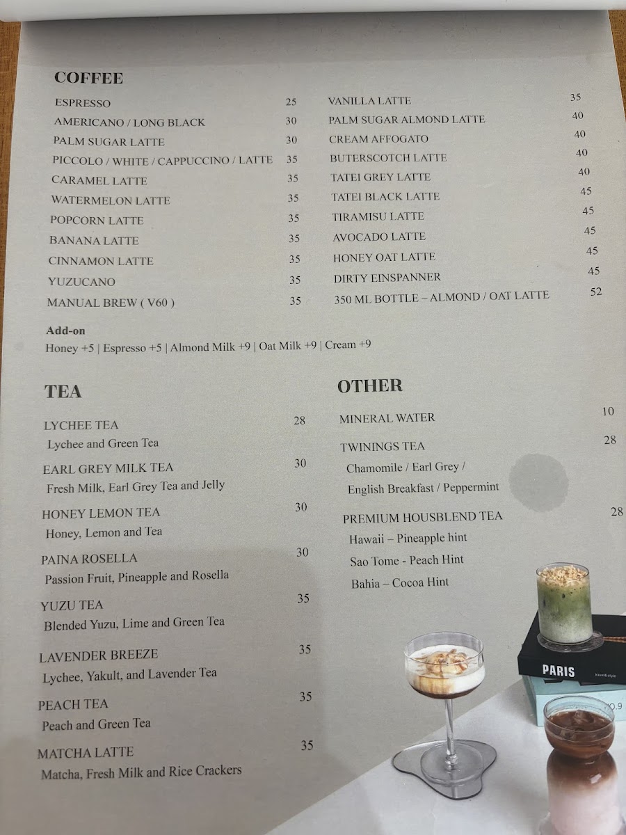 MAISON TATEI - Green Lake City Menu - Image 1